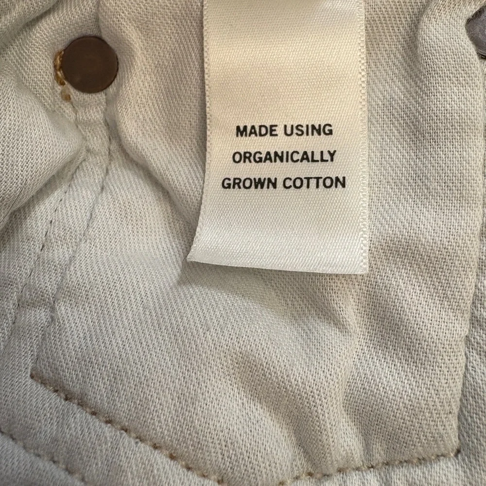 AGOLDE Riley Long High Rise Slim Straight Light Medium Blue Button Fly Size 27 - Picture 14 of 15